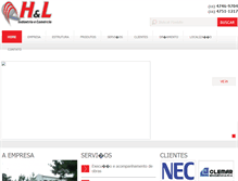 Tablet Screenshot of hleng.com.br